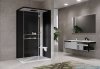 Novellini Glax 2 2.0 kabina z hydromasażem hydro plus 120x80 prawa biała G222P120DT1L-1UH